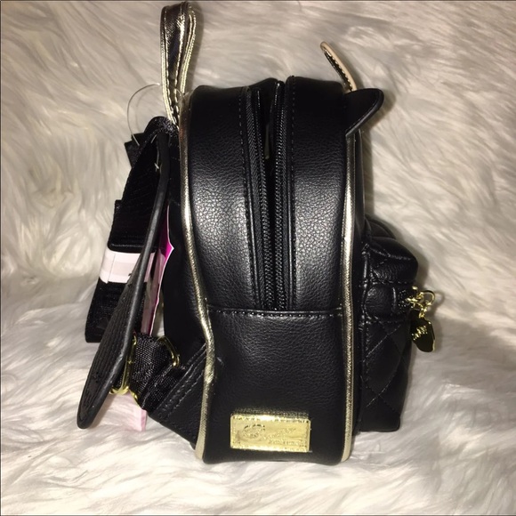 Betsey Johnson 🦄 mini backpack Unicorn black - Picture 7 of 8